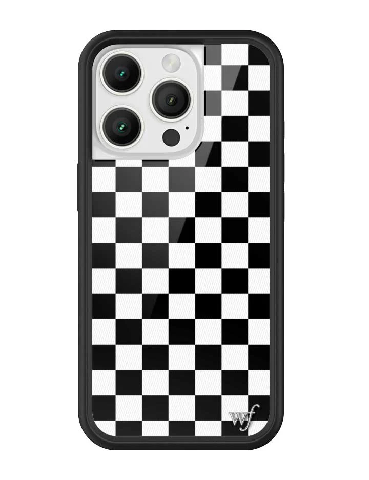 Checkers | Black iPhone Case - Image 14