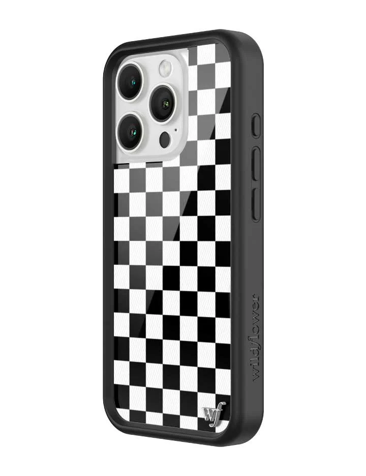 Checkers | Black iPhone Case - Image 15