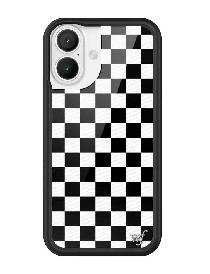Checkers | Black iPhone Case - Image 16