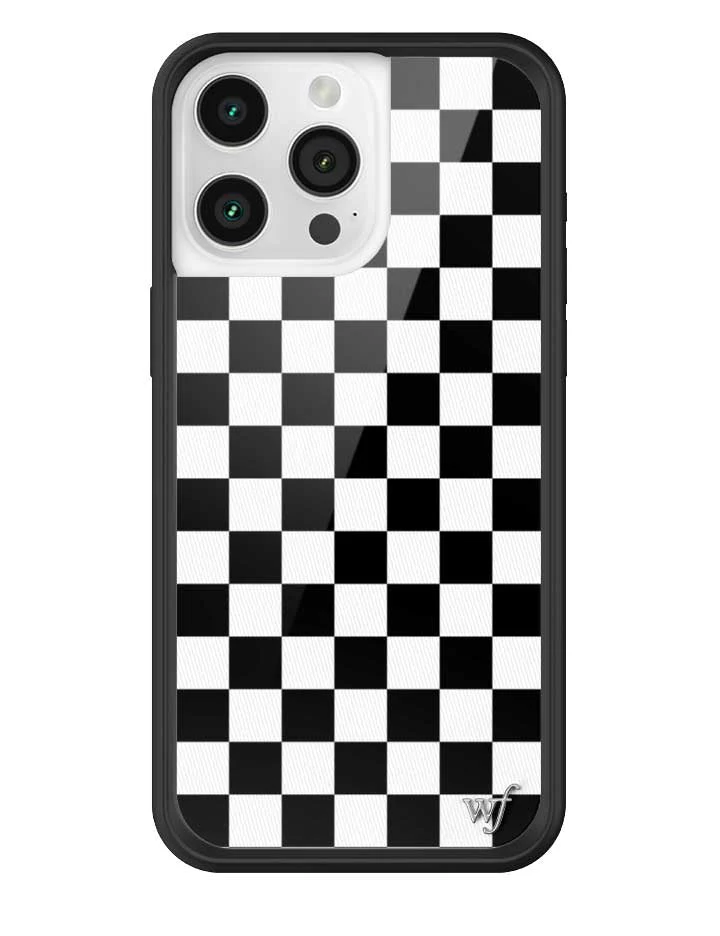 Checkers | Black iPhone Case - Image 18