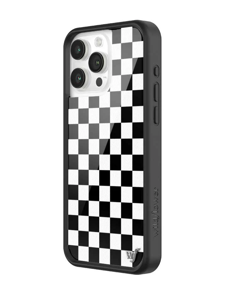 Checkers | Black iPhone Case - Image 19