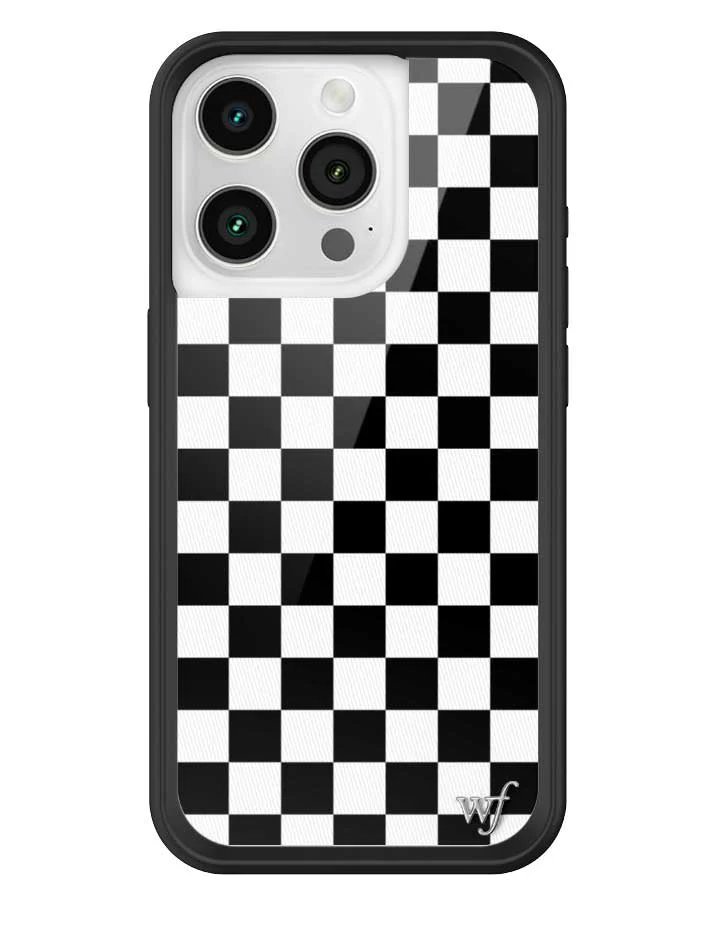 Checkers | Black iPhone Case - Image 22