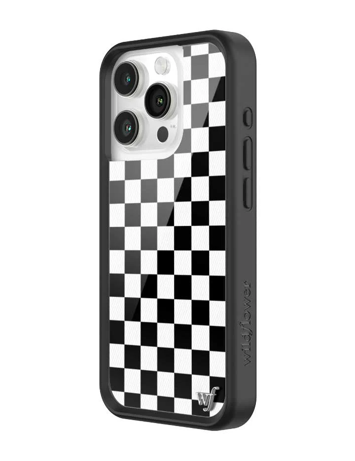 Checkers | Black iPhone Case - Image 23