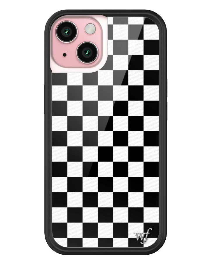 Checkers | Black iPhone Case - Image 24