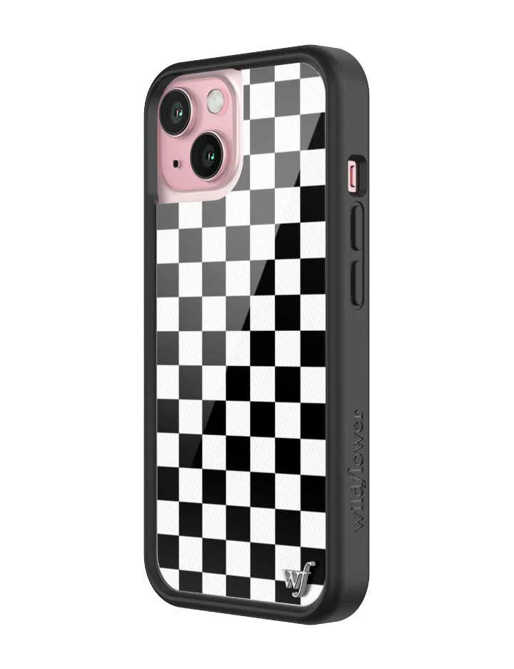 Checkers | Black iPhone Case - Image 25