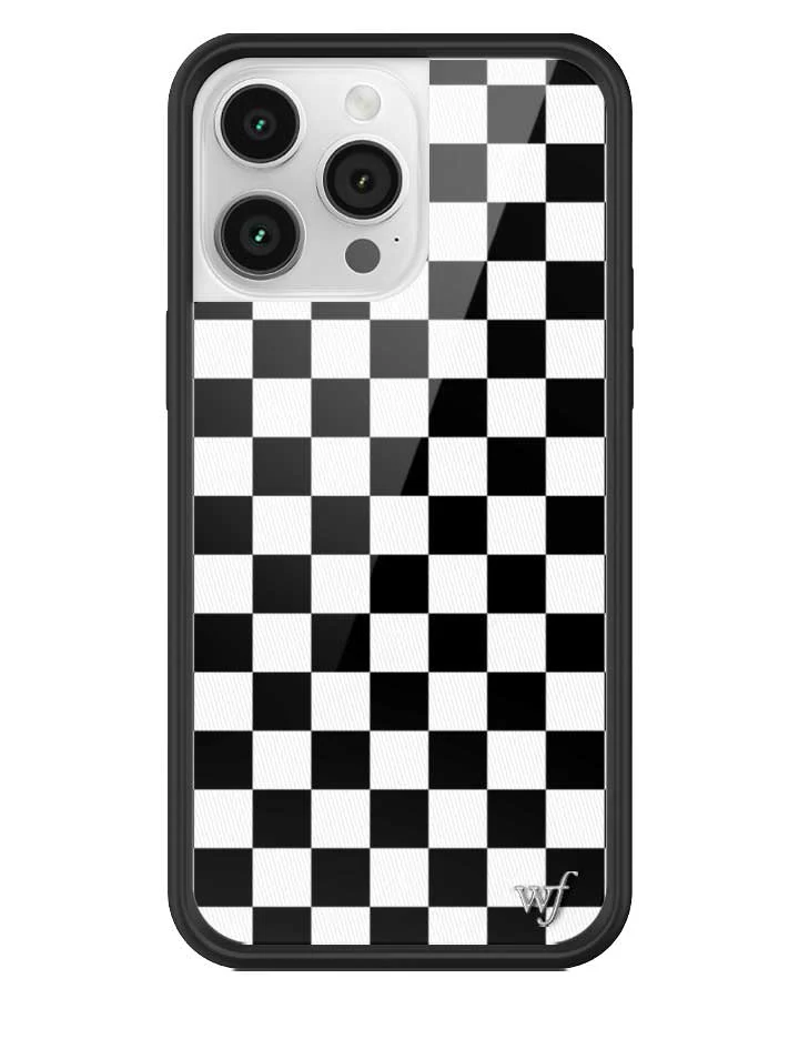 Checkers | Black iPhone Case - Image 26