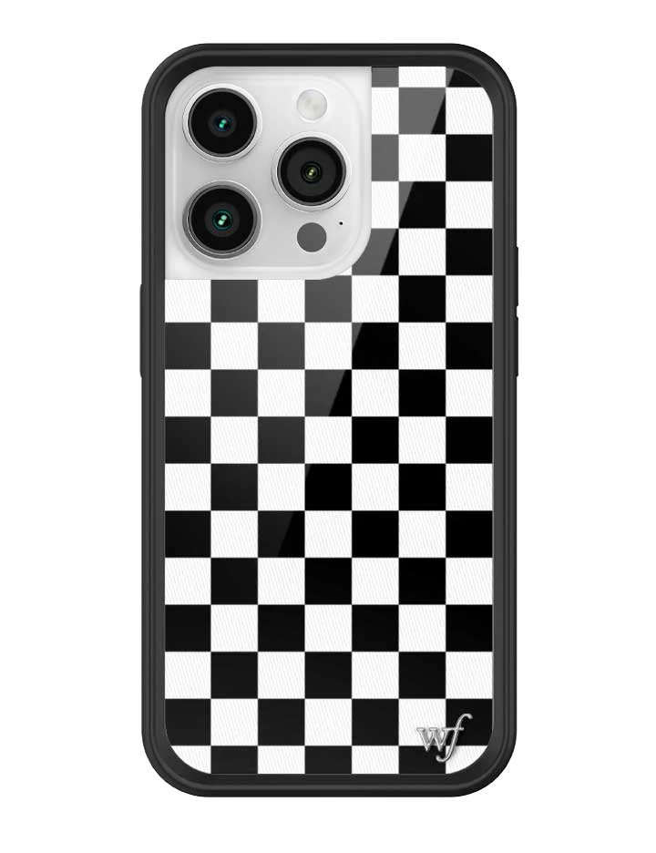 Checkers | Black iPhone Case - Image 30