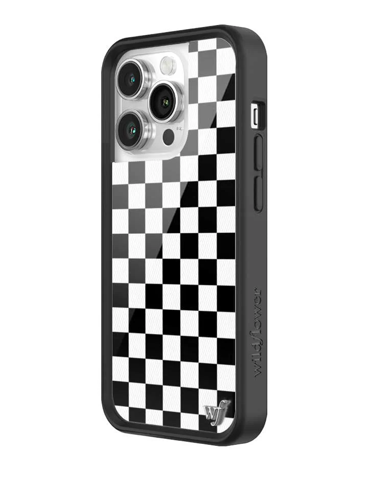 Checkers | Black iPhone Case - Image 31