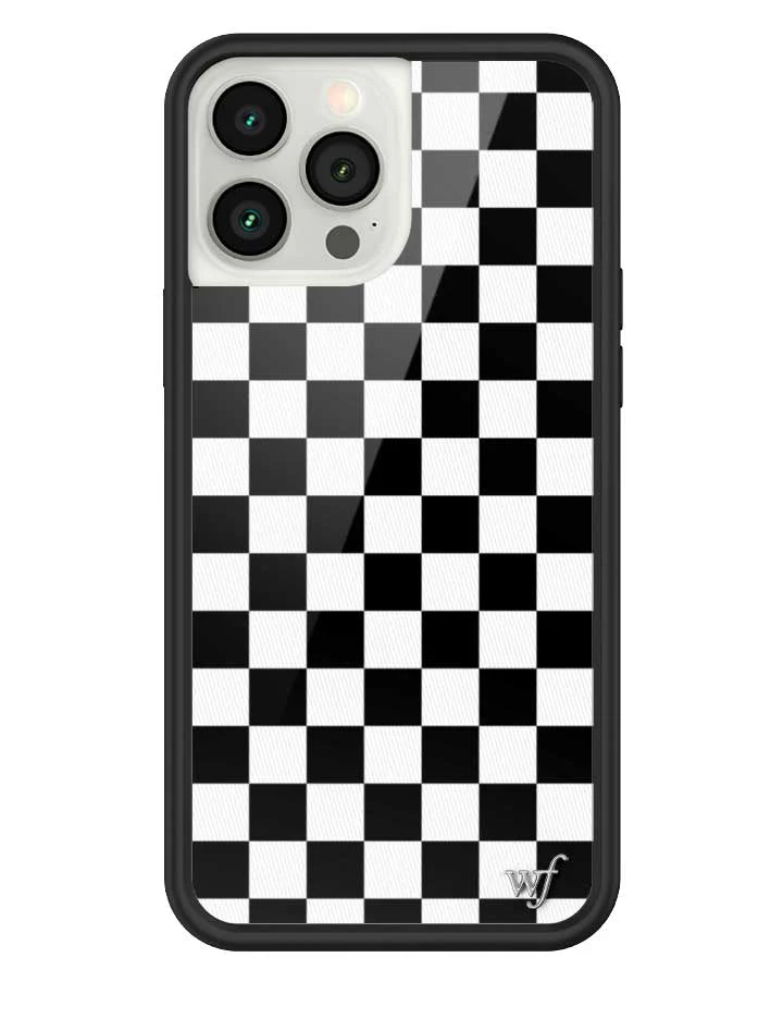 Checkers | Black iPhone Case - Image 34