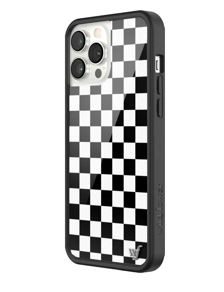 Checkers | Black iPhone Case - Image 35