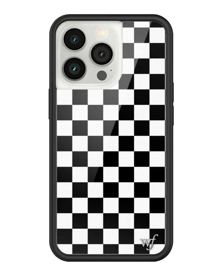 Checkers | Black iPhone Case - Image 36