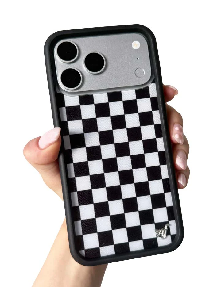 Checkers | Black iPhone Case - Image 40
