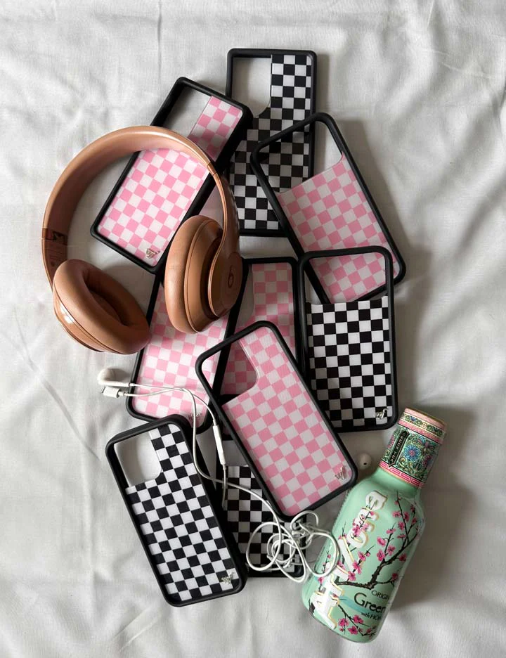 Checkers | Black iPhone Case - Image 42
