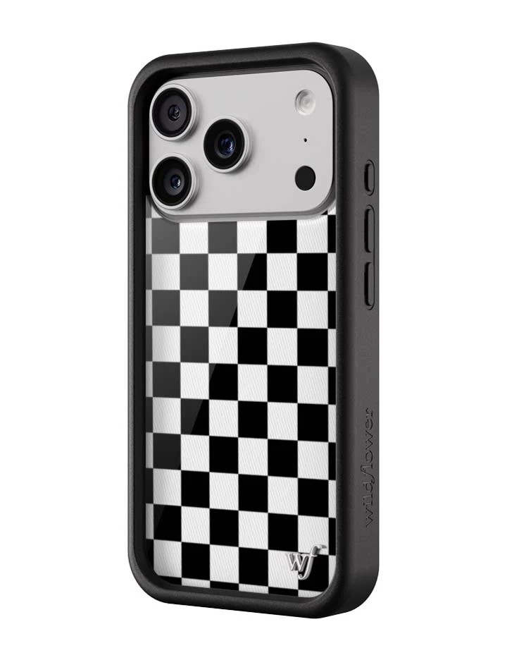 Checkers | Black iPhone Case - Image 5