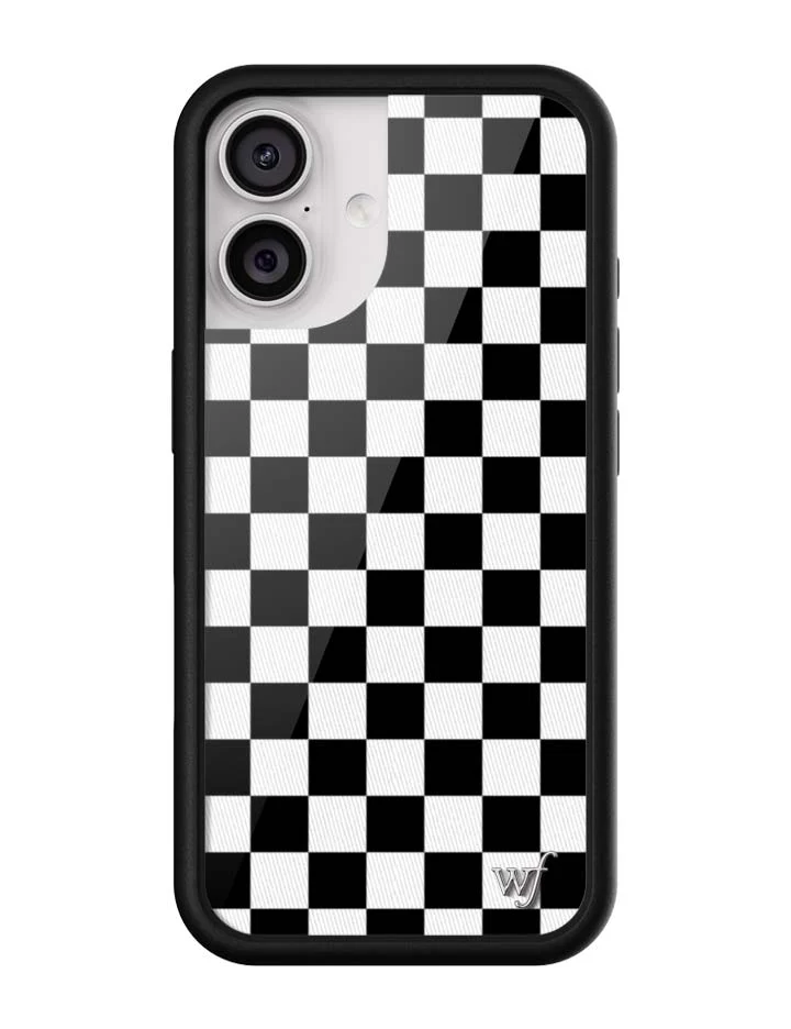 Checkers | Black iPhone Case - Image 7