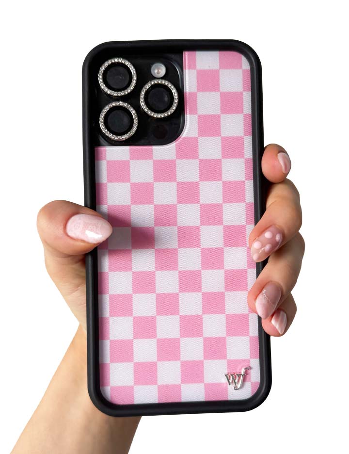 Checkers | Pink iPhone Case - Image 34