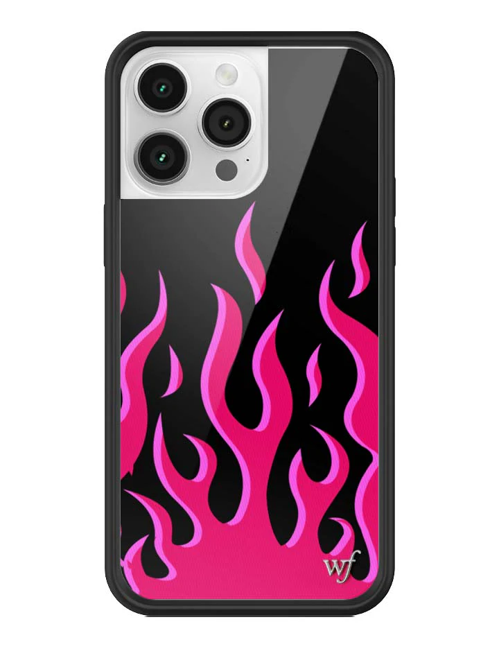 Flames | Black & Red iPhone Case - Image 26