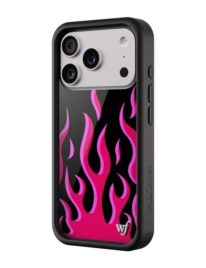 Flames | Black & Red iPhone Case - Image 5