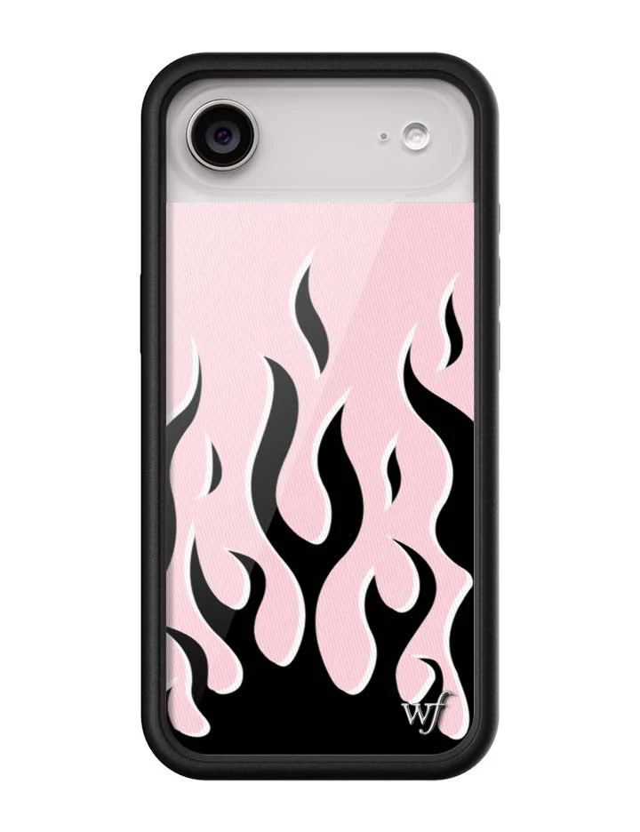 Flames | Pink & Black iPhone Case - Image 10