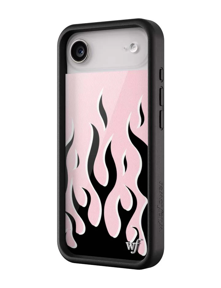 Flames | Pink & Black iPhone Case - Image 11