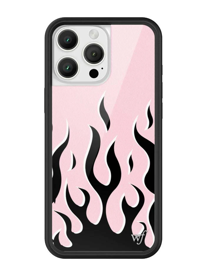 Flames | Pink & Black iPhone Case - Image 13