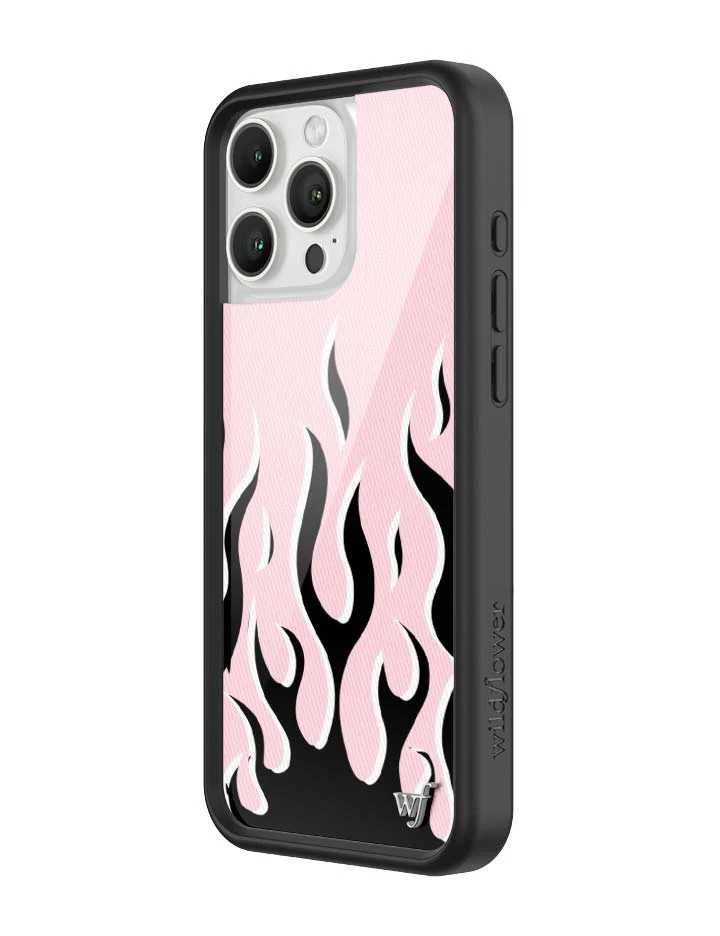 Flames | Pink & Black iPhone Case - Image 14