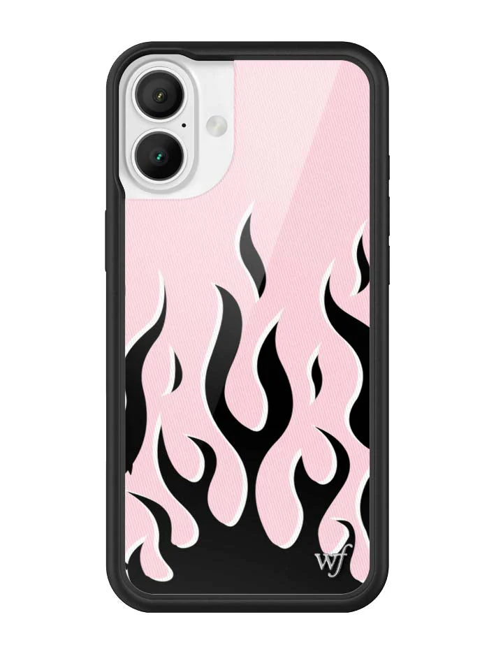Flames | Pink & Black iPhone Case - Image 15