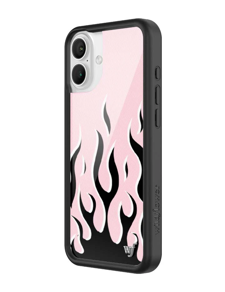 Flames | Pink & Black iPhone Case - Image 16