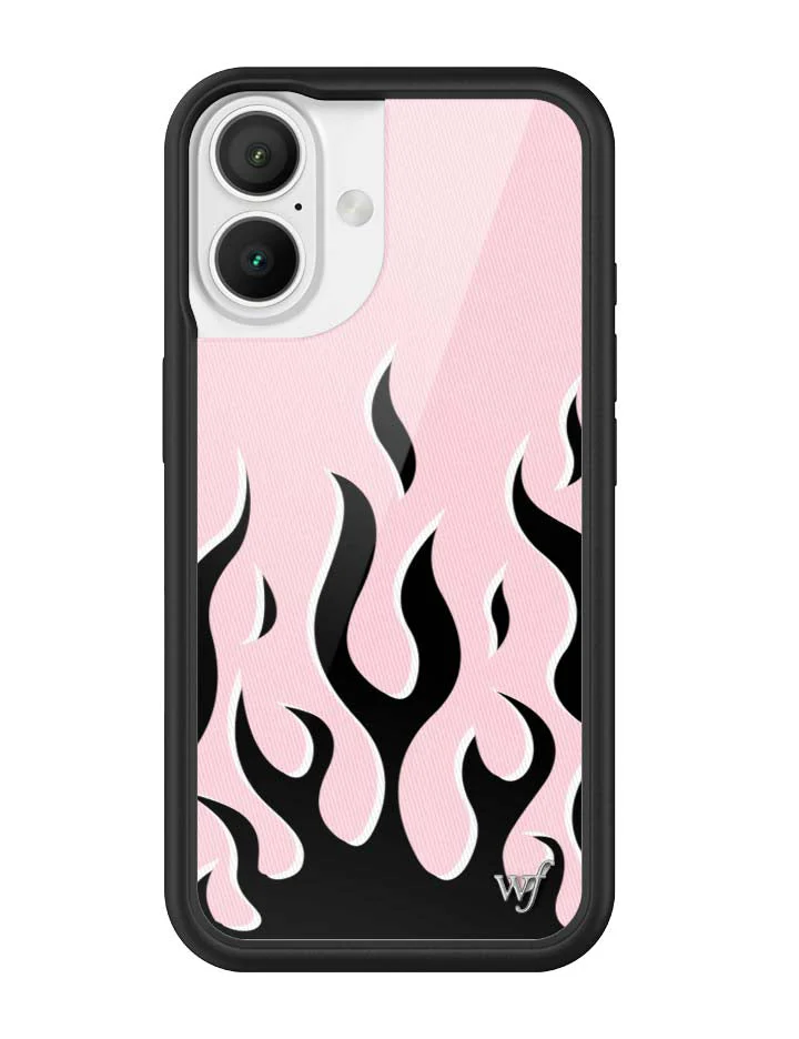 Flames | Pink & Black iPhone Case - Image 19
