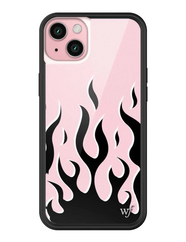 Flames | Pink & Black iPhone Case - Image 23
