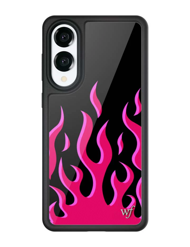 Flames | Black & Red Samsung Galaxy Case - Image 3