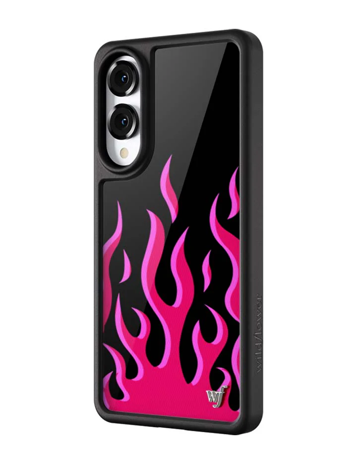 Flames | Black & Red Samsung Galaxy Case - Image 4