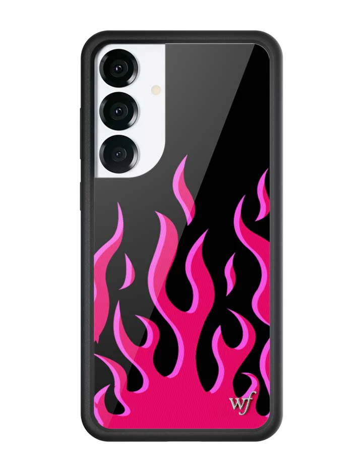 Flames | Black & Red Samsung Galaxy Case - Image 5
