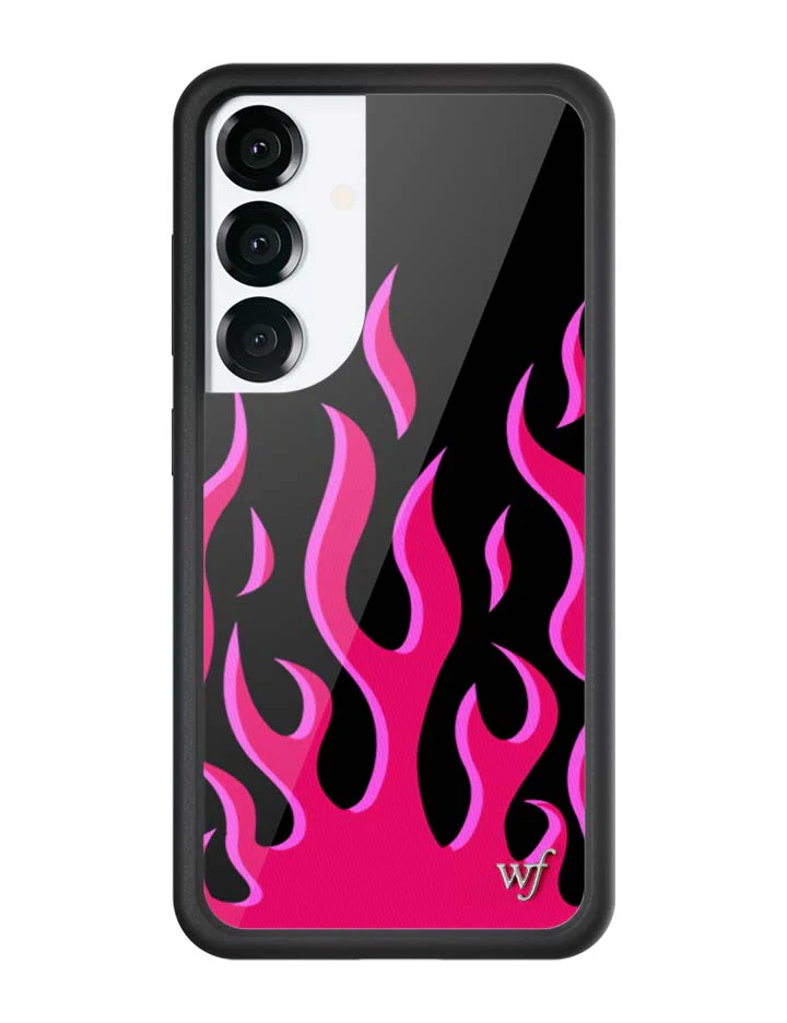 Flames | Black & Red Samsung Galaxy Case - Image 7