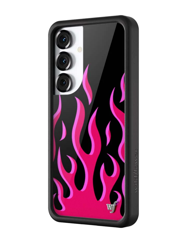Flames | Black & Red Samsung Galaxy Case - Image 8