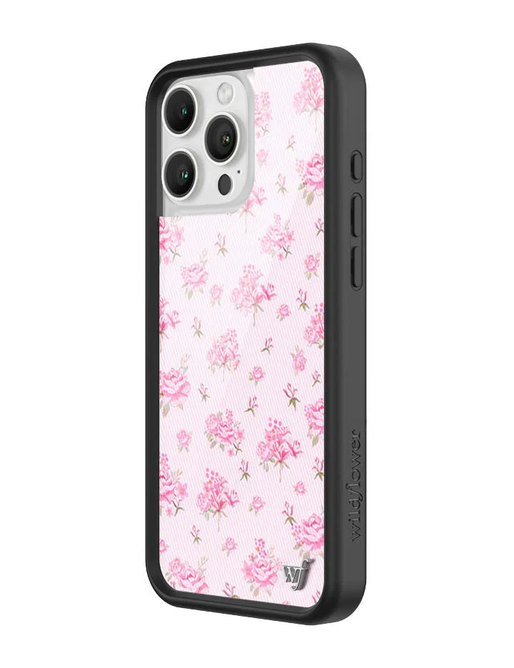Forget Me Not Floral | Pink iPhone Case - Image 11