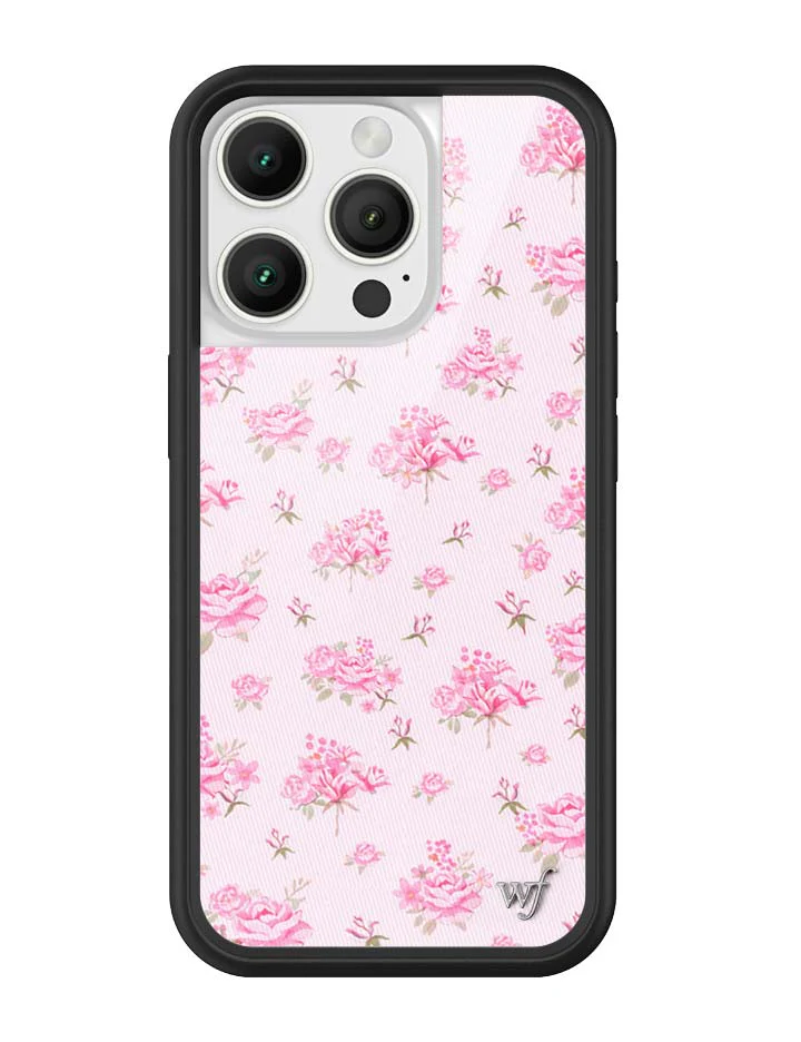 Forget Me Not Floral | Pink iPhone Case - Image 14