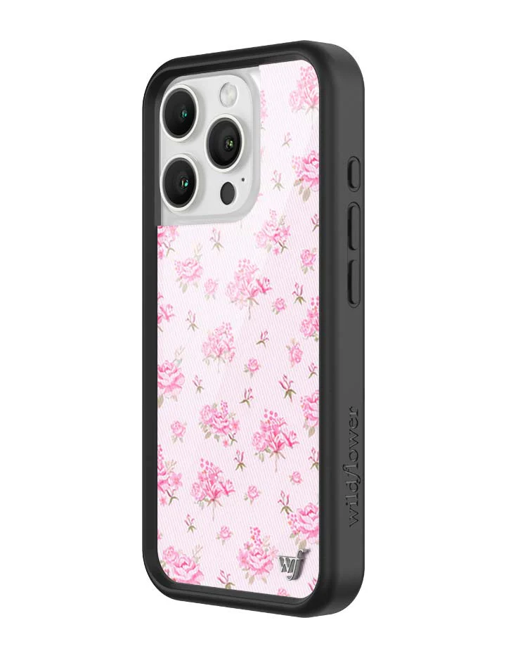 Forget Me Not Floral | Pink iPhone Case - Image 15