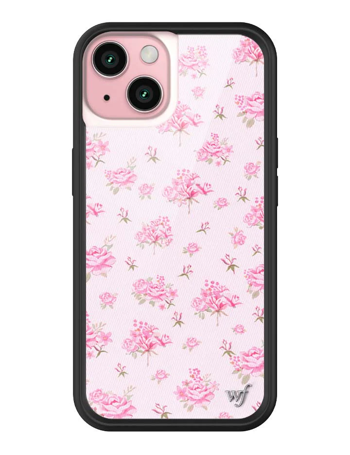Forget Me Not Floral | Pink iPhone Case - Image 24