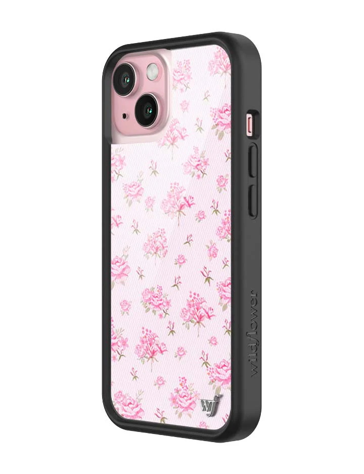 Forget Me Not Floral | Pink iPhone Case - Image 25