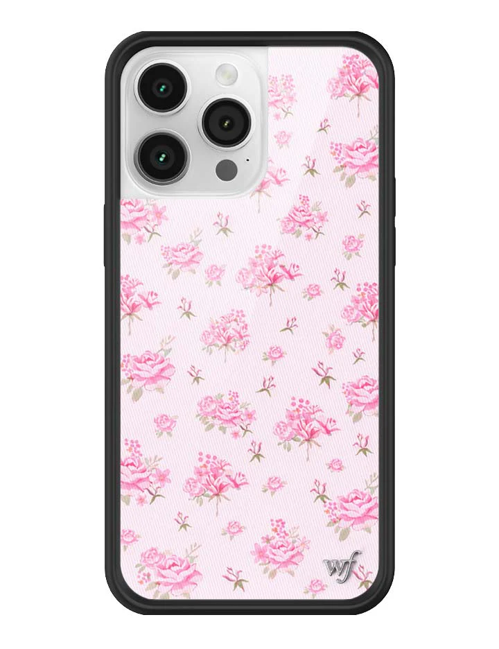 Forget Me Not Floral | Pink iPhone Case - Image 26