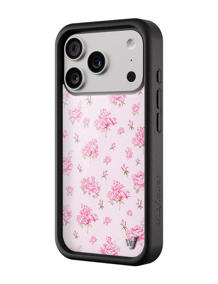 Forget Me Not Floral | Pink iPhone Case - Image 5