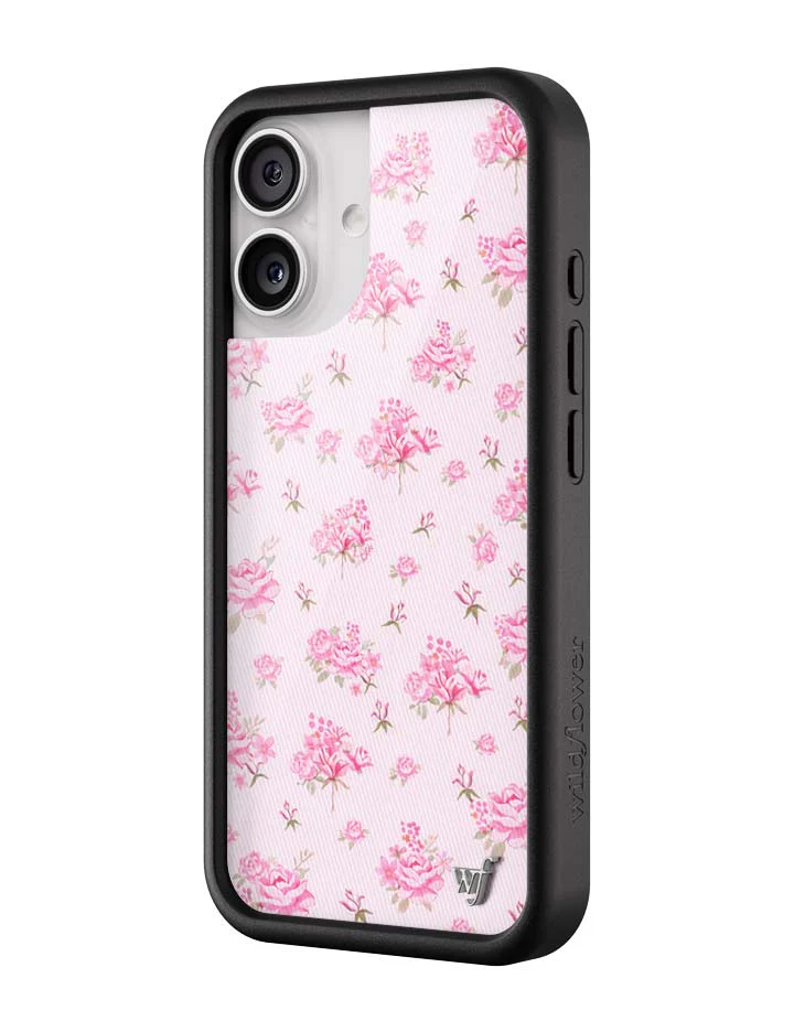 Forget Me Not Floral | Pink iPhone Case - Image 8
