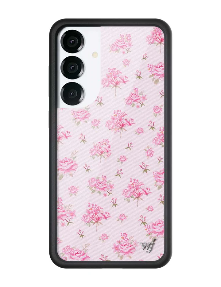 Forget Me Not Floral | Pink Samsung Galaxy Case - Image 5