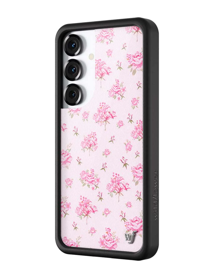 Forget Me Not Floral | Pink Samsung Galaxy Case - Image 8