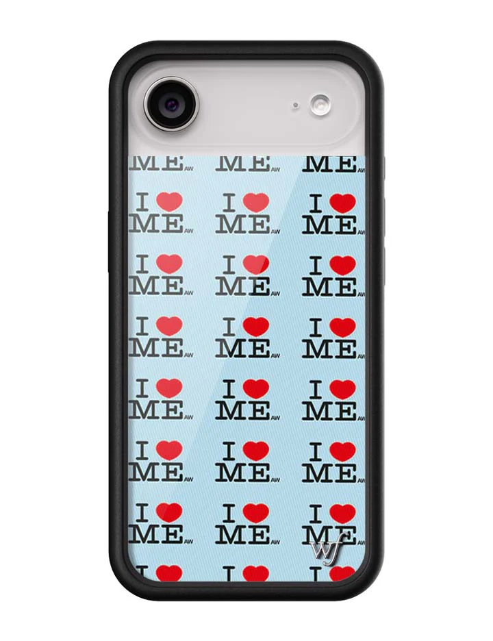 I Heart Me | Blue iPhone Case - Image 12