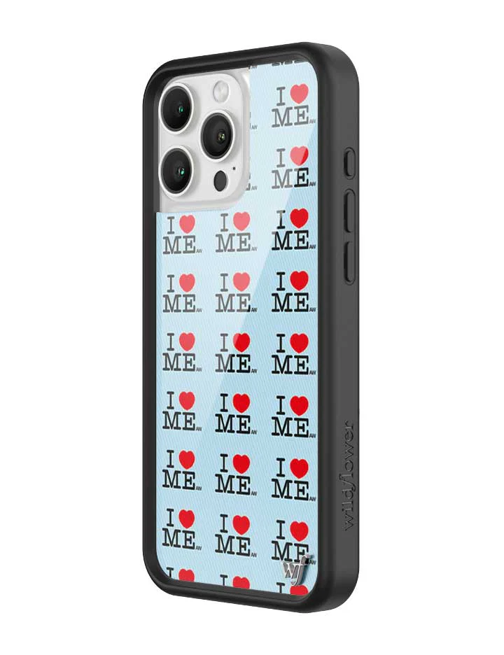 I Heart Me | Blue iPhone Case - Image 16