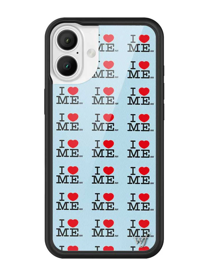 I Heart Me | Blue iPhone Case - Image 17