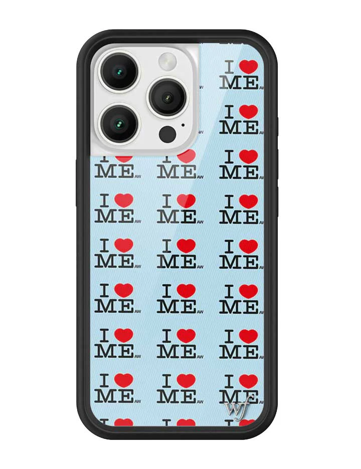 I Heart Me | Blue iPhone Case - Image 19