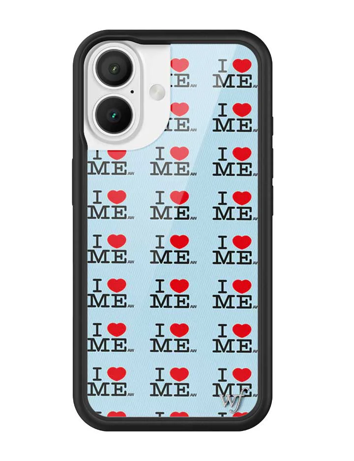I Heart Me | Blue iPhone Case - Image 21